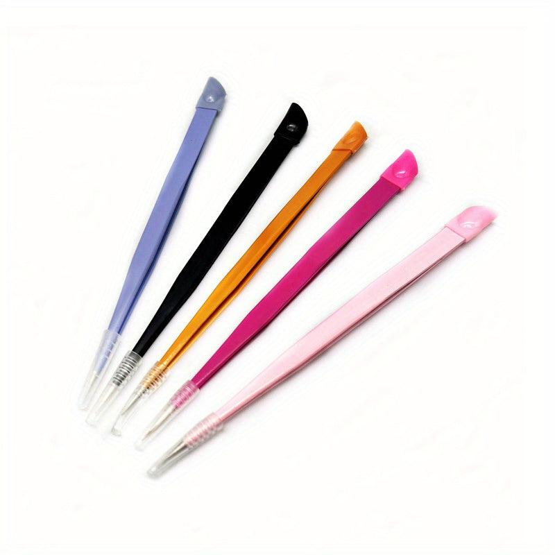 Precision Stainless Steel Nail Art Tweezers