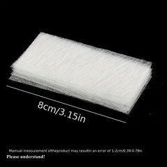 20 Pcs Natural Glass Fiber Sheet Set For Manicure Extensions