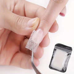 20 Pcs Natural Glass Fiber Sheet Set For Manicure Extensions