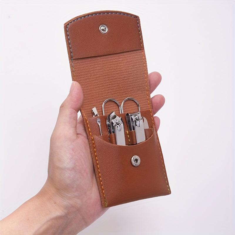 7-Pcs Nail Clippers Set Manicure Tool Portable for Indoor Travel Nail Care Kit