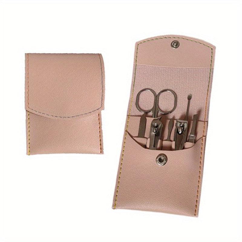 7-Pcs Nail Clippers Set Manicure Tool Portable for Indoor Travel Nail Care Kit