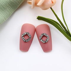 10pcs Nail Art Charms With Rhinestones 3D Nail Gem Accessories