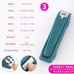 Stainless Steel Car Shape Nail Clipper with Storage