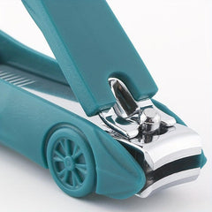 Stainless Steel Car Shape Nail Clipper with Storage