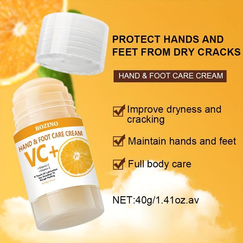 Hydrating Hand & Foot Care Cream Stick Vitamin C & E Heel Care