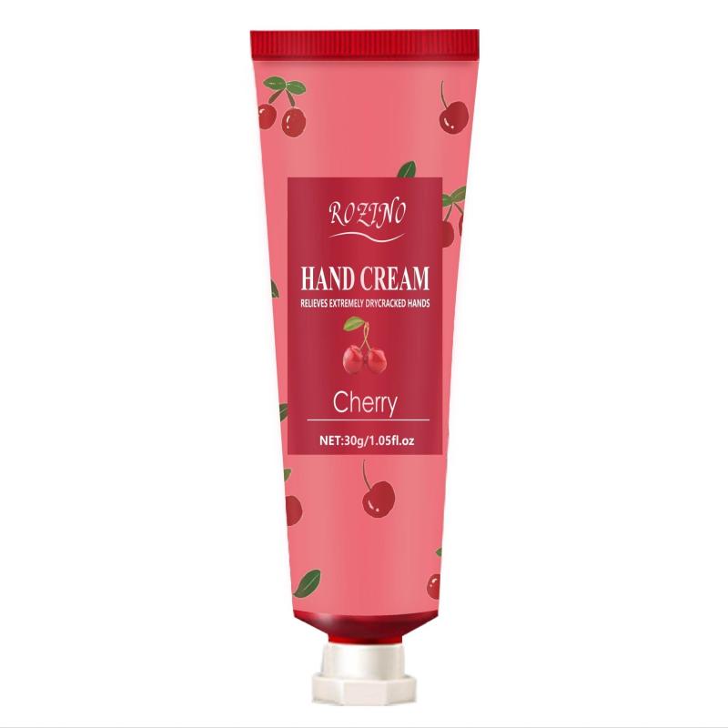 5Pcs Cherry Hand Cream Moisturizing for Dry Hands Travel Size Lotion