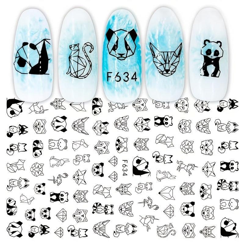 French Tip Nail Art Stickers Self Adhesive Nail Decals for Easy Manicure