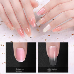Acrylic Nail Extension Kit Full Coverage Press On French Nail Tips