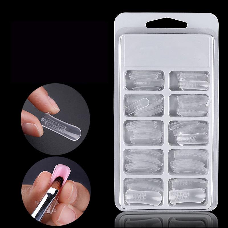 Acrylic Nail Extension Kit Full Coverage Press On French Nail Tips