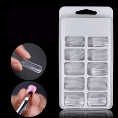 Acrylic Nail Extension Kit Full Coverage Press On French Nail Tips