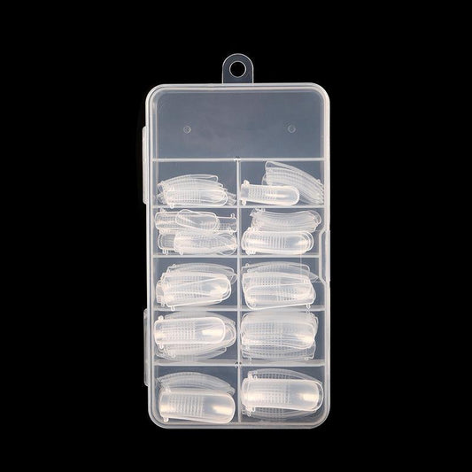 Acrylic Nail Extension Kit Full Coverage Press On French Nail Tips