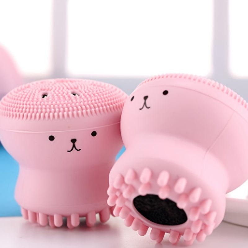 Jellyfish Silicone Brush Deep Pore Cleansing Sponge