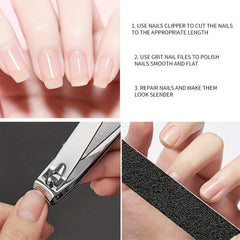 Sturdy Stainless Steel Nail Clippers for Men & Women