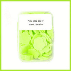 4pcs Portable Hand Washing Tablets Soap Paper Students Disposable Travel