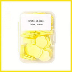 4pcs Portable Hand Washing Tablets Soap Paper Students Disposable Travel