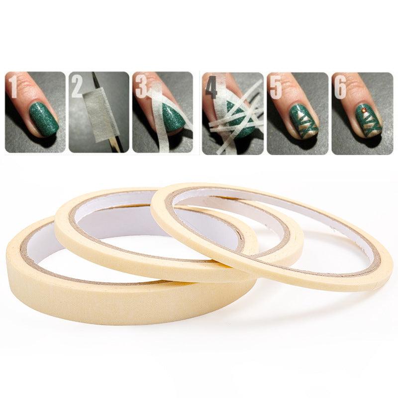 Soft Manicure Nail Art Tips Guide Tapes Striping Line Sticker DIY
