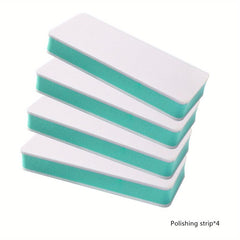 4 Pcs Double Sided Nail Buffer Blocks Manicure Tools