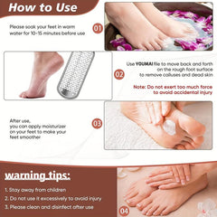 Professional Foot File Callus Remover - Pedicure Foot Rasp with Pumice Stone