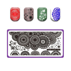 Stainless Steel Nail Stamping Plates Image Stamp Template Nails Printing Tool