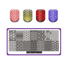 Stainless Steel Nail Stamping Plates Image Stamp Template Nails Printing Tool