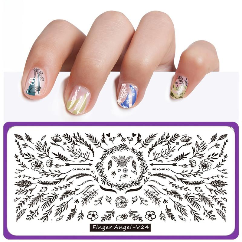 Stainless Steel Nail Stamping Plates Image Stamp Template Nails Printing Tool