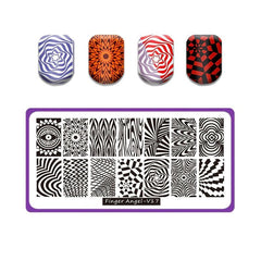 Stainless Steel Nail Stamping Plates Image Stamp Template Nails Printing Tool