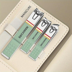 4 pcs Stainless Steel Manicure Set for Travel and Home Use