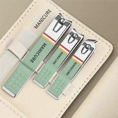 4 pcs Stainless Steel Manicure Set for Travel and Home Use