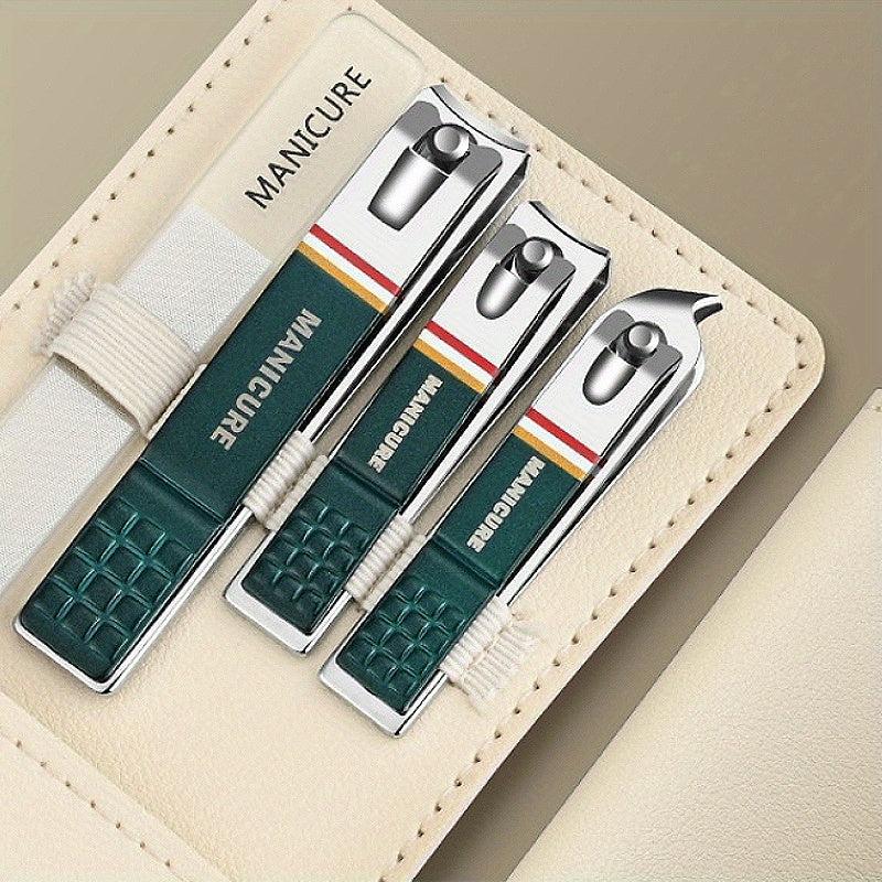 4 pcs Stainless Steel Manicure Set for Travel and Home Use