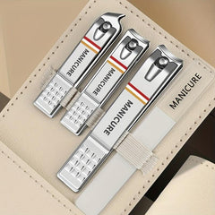 4 pcs Stainless Steel Manicure Set for Travel and Home Use