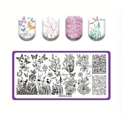 Nail Stamping Plates Shapes Image Stamp Template Nails Printing Tool