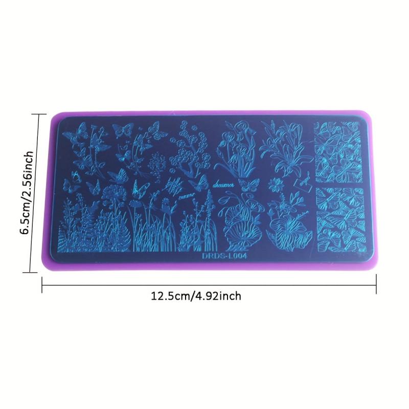 Nail Stamping Plates Shapes Image Stamp Template Nails Printing Tool