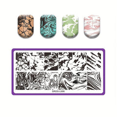 Nail Stamping Plates Shapes Image Stamp Template Nails Printing Tool