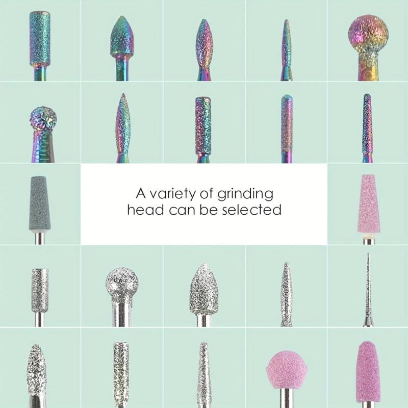 10pcs Carbide Cuticle Remover Drill Bits Set for Nails
