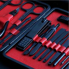 Nail Clippers Set Stainless Steel Manicure Pedicure Portable Travel Grooming Kit