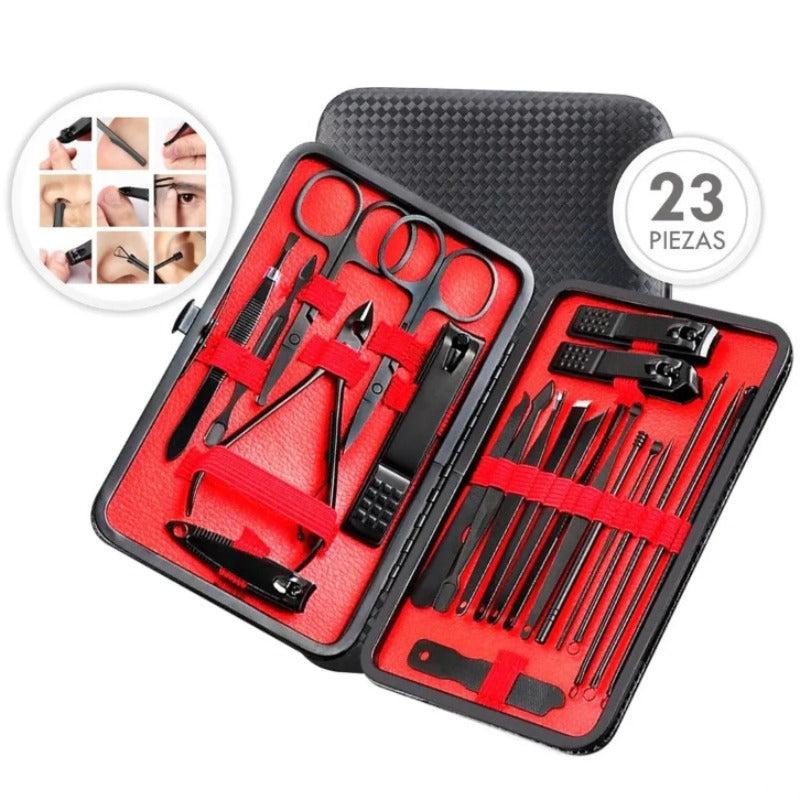 Nail Clippers Set Stainless Steel Manicure Pedicure Portable Travel Grooming Kit