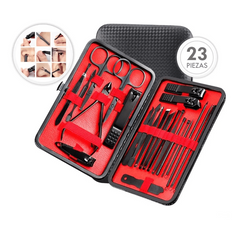 Nail Clippers Set Stainless Steel Manicure Pedicure Portable Travel Grooming Kit