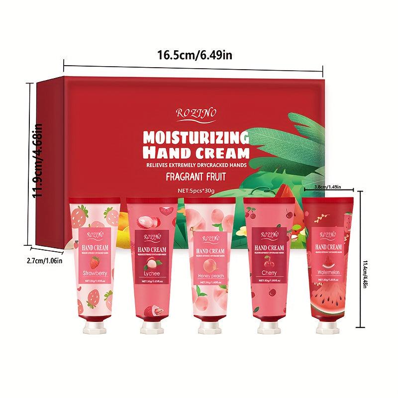 Fruit Fragrance Hand Cream Set for Dry Rough Hands