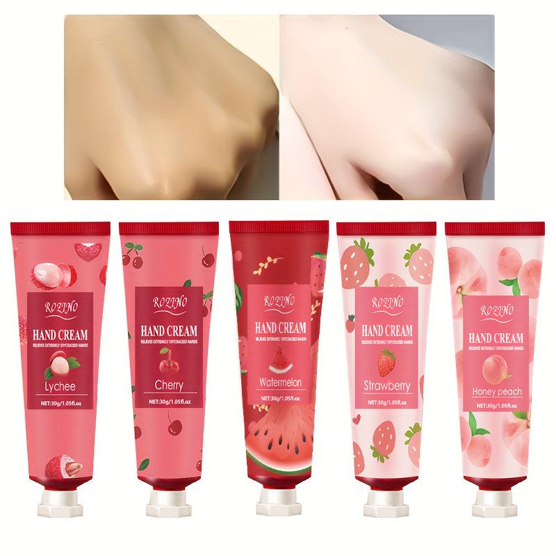 Fruit Fragrance Hand Cream Set for Dry Rough Hands