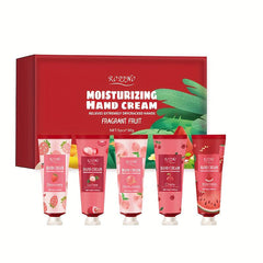 Fruit Fragrance Hand Cream Set for Dry Rough Hands