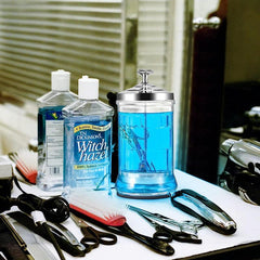 29 Oz Sanitizing Manicure Glass Small Glass Salon Jar Container
