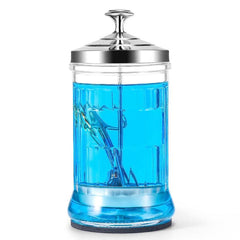 29 Oz Sanitizing Manicure Glass Small Glass Salon Jar Container