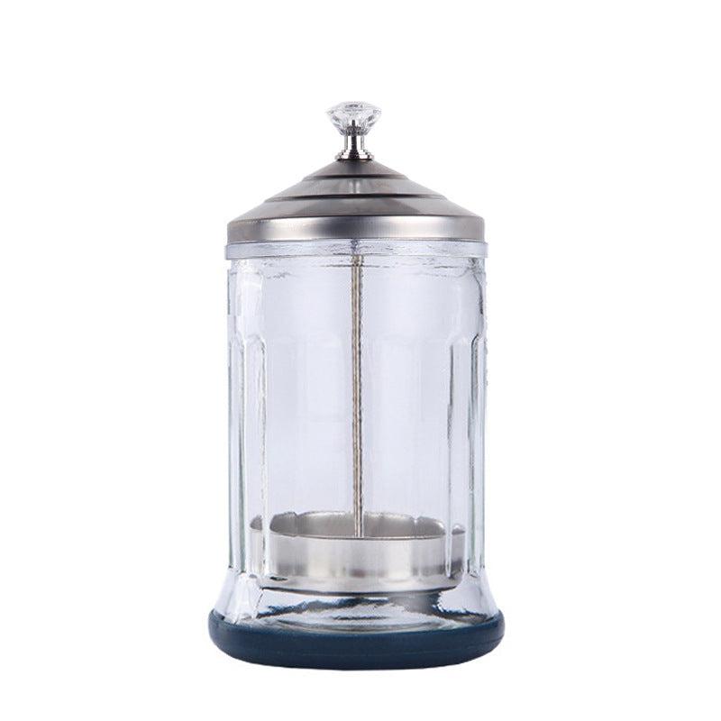 29 Oz Sanitizing Manicure Glass Small Glass Salon Jar Container