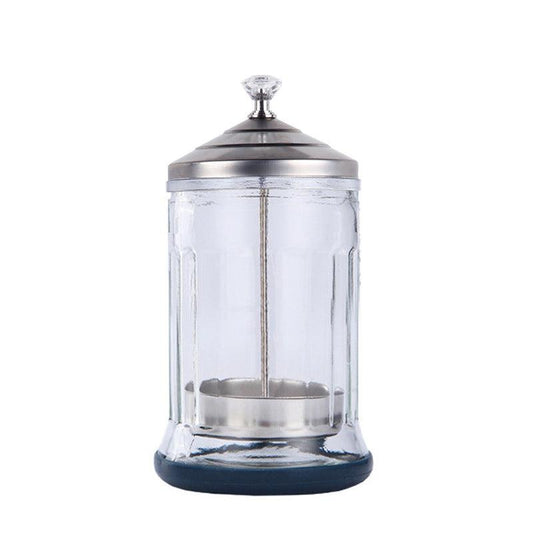 29 Oz Sanitizing Manicure Glass Small Glass Salon Jar Container