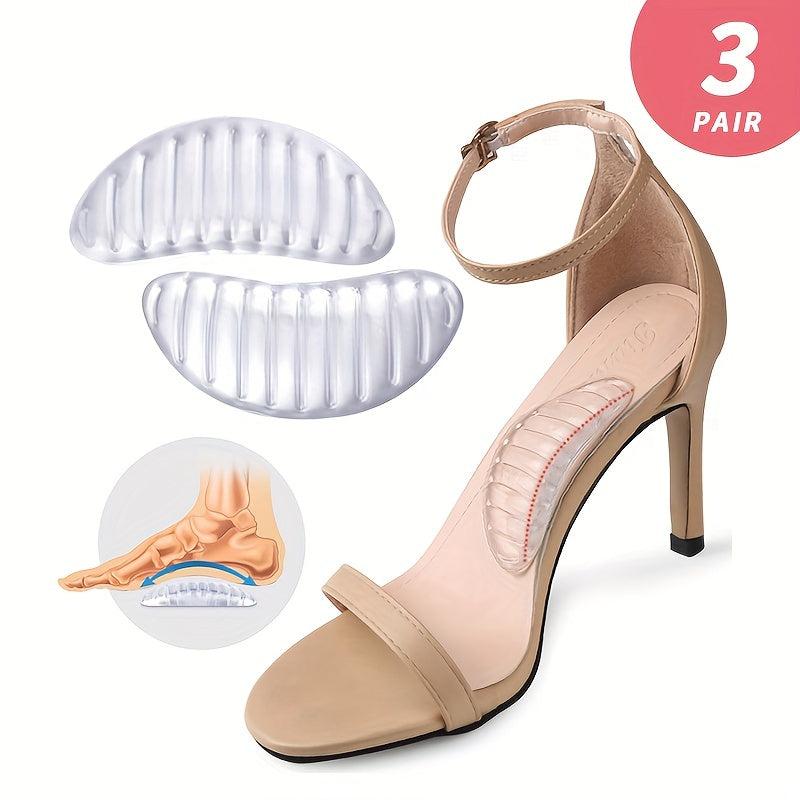 Silicone Gel Insoles Flat Feet Arch Support Cushion Pads Pain Relief Corrector