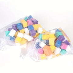 60 Pcs 3Pack Colorful Mini Nail File Blocks Sponge Sanding Buffer Strips