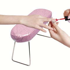 Nail Arm Rest Microfiber Leather Manicure Hand Pillow Pink