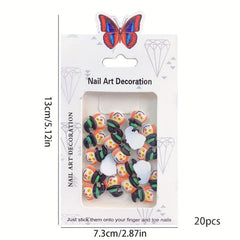 Halloween Nail Art Charms 3D Resin Cartoon Pumpkin Ghost Skull