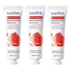 3pcs Pomegranate Hand Cream Hydrating Hand Lotion Nourishing Hands