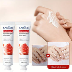 3pcs Pomegranate Hand Cream Hydrating Hand Lotion Nourishing Hands